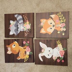 Nursery Decor Forest Animals